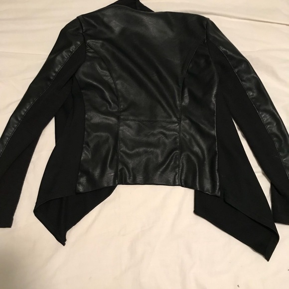 Blank NYC vegan leather sleeved jacket - Picture 3 of 8
